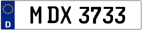 Truck License Plate